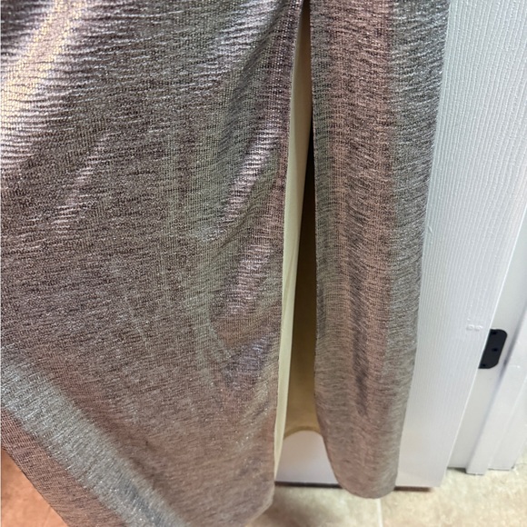 Shimmery Silver Formal Gown - Picture 2 of 7